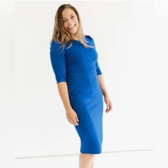 Sonnet James Dresses & Skirts - Sonnet James Play Dress Lucie Puff Knee Length Royal Blue L